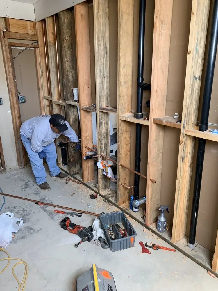 Commercial rough-in plumbing for Water Heater Replacement in Osterville